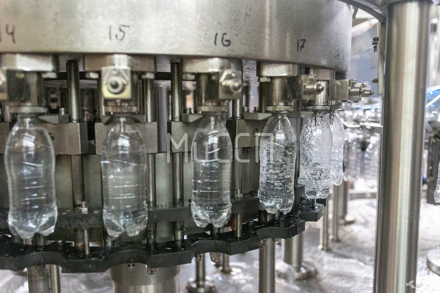 ТРБ 24-24-8 - триблок розлива воды в ПЭТ бутылки 3000 б/ч 1,5 литра
